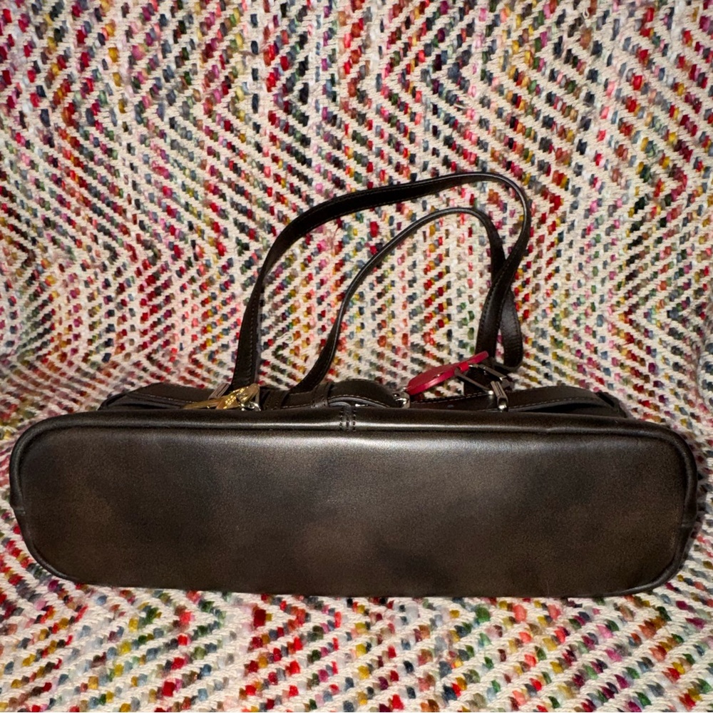 OSOI SHOULDER BROCLE MINI BAG [STAIN BROWN] - Picture 3 of 7